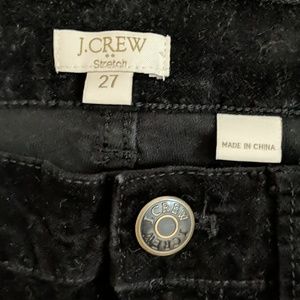 J. Crew Pants - J Crew Black Velvet Pants J. Crew Pants - J Crew Black Velvet Pants